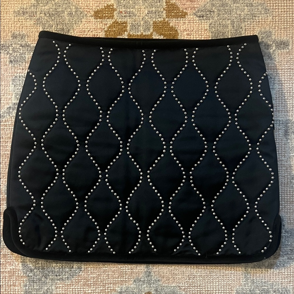 Alexander Wang Quilted Skirt with Studded Design